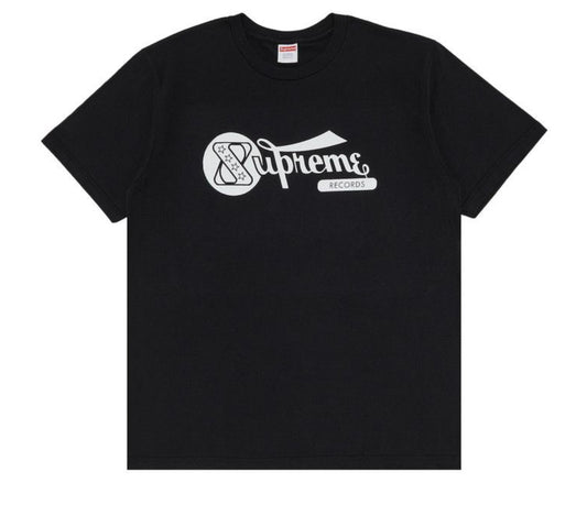 Supreme Record Tee Black