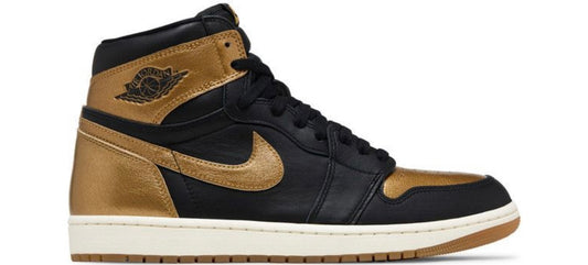 Jordan 1 High Black Metallic Gold (Used)