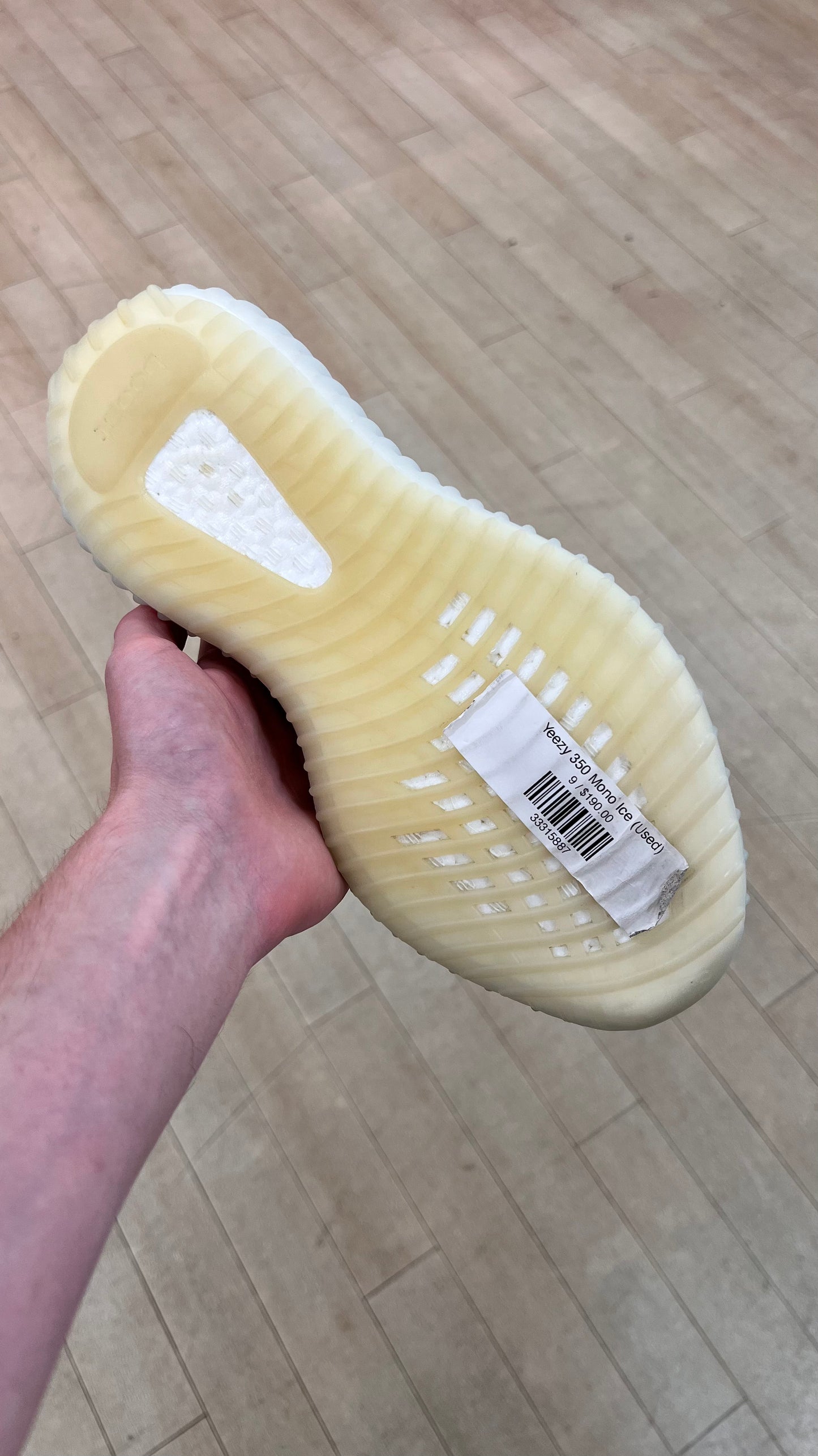 Yeezy 350 Mono Ice (Used)