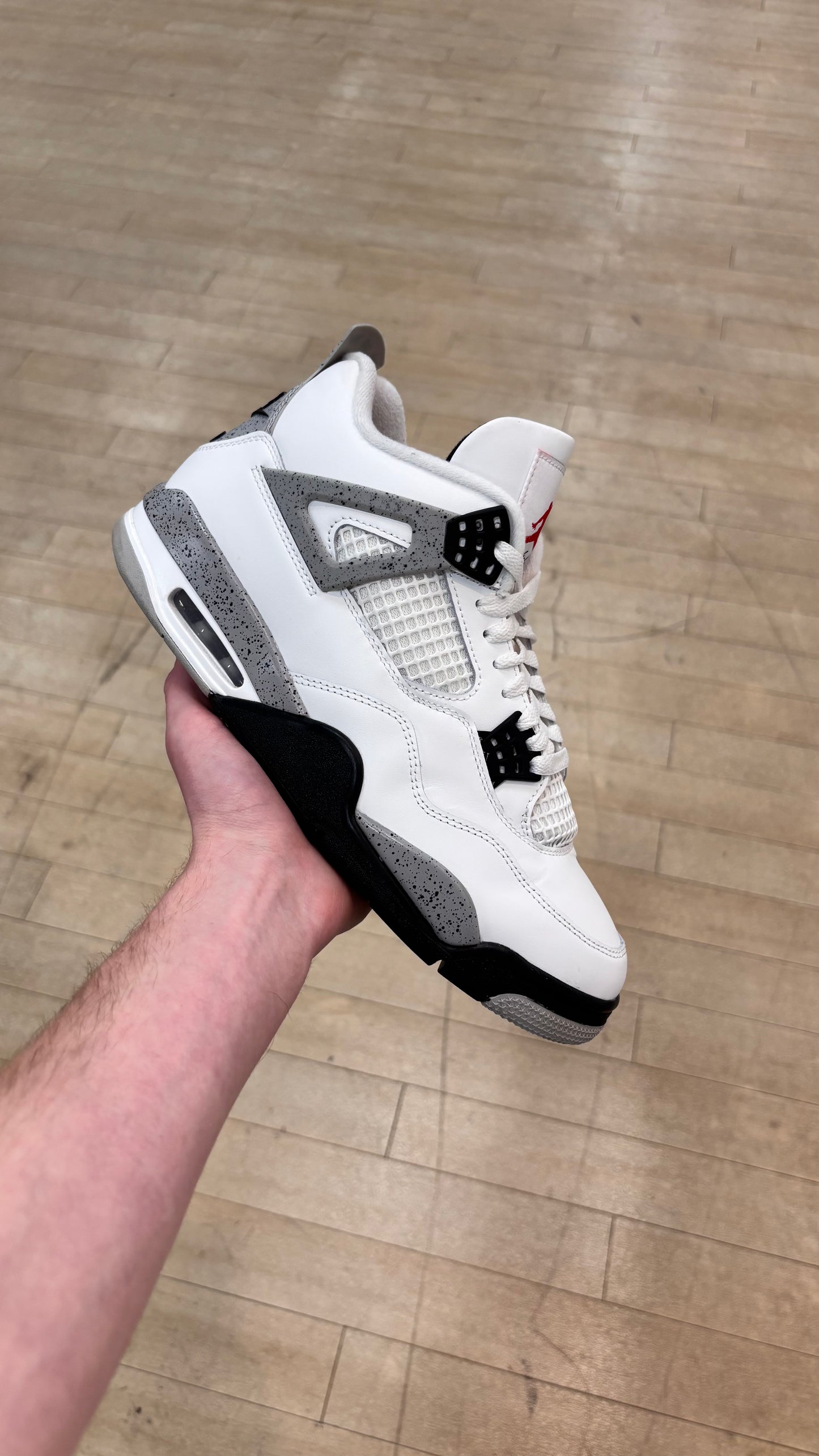 Jordan 4 White Cement (Used)