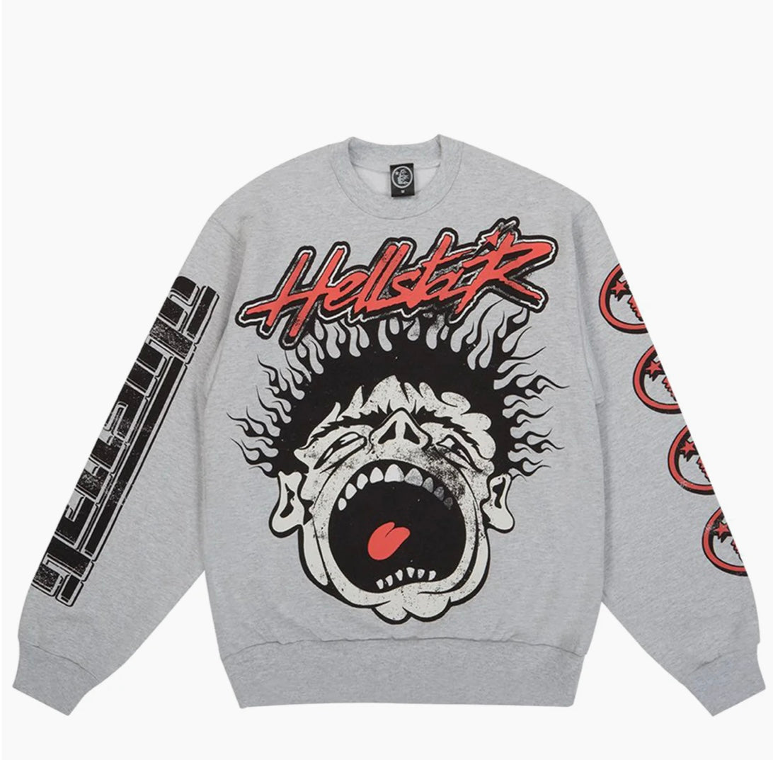Hellstar Grey Crew Neck