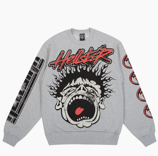 Hellstar Grey Crew Neck