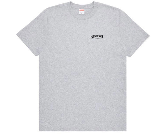 Supreme x Thrasher Cross Tee Grey