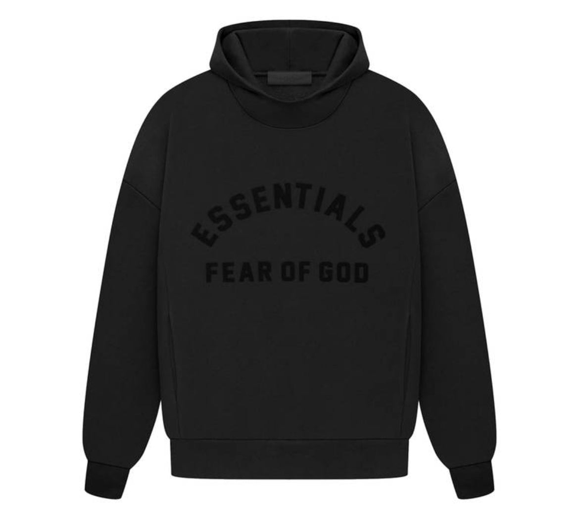 Essentials Hoodie Jet Black