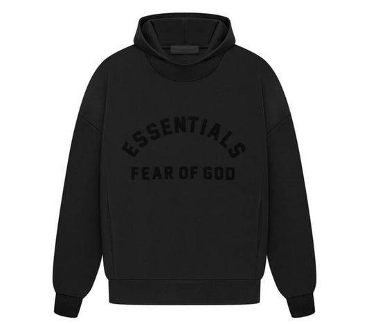 Essentials Hoodie Jet Black