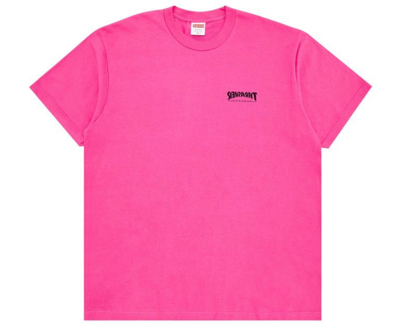 Supreme x Thrasher Cross Tee Fuchsia