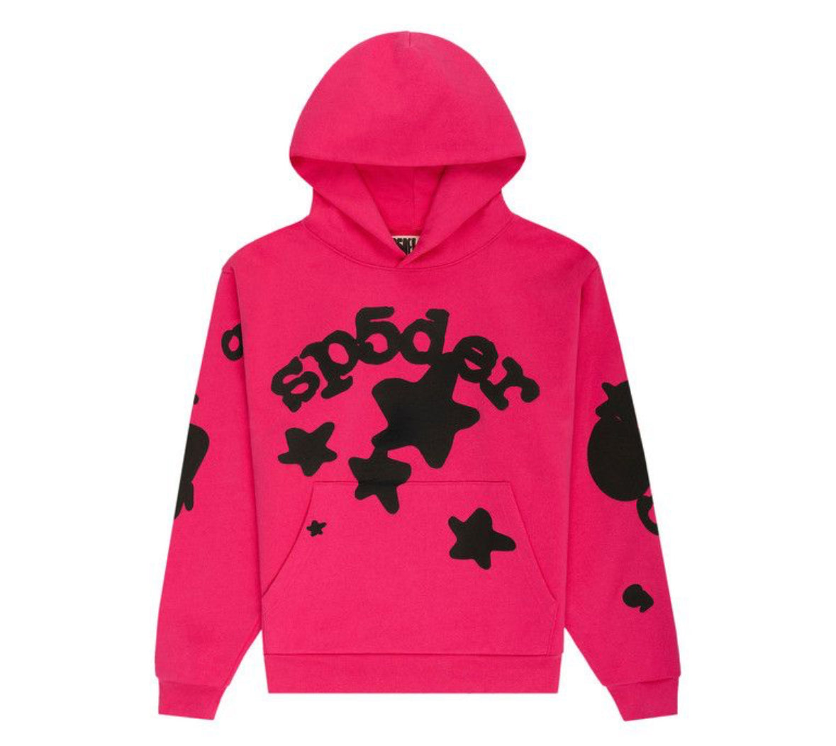 Sp5der Pink Beluga Hoodie