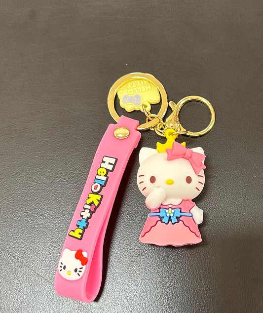 Hello Kitty Pink Princess Keychain