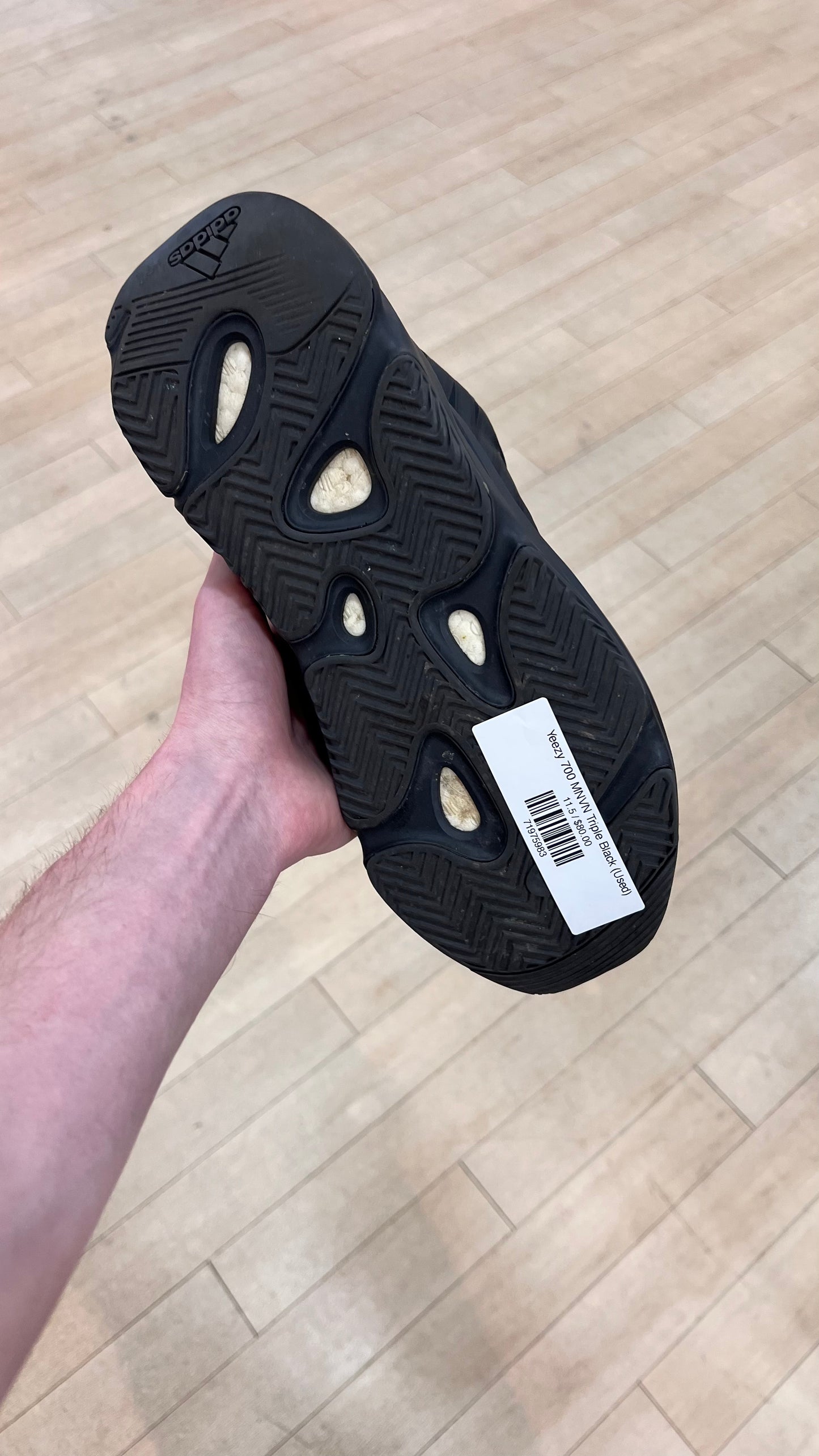 Yeezy 700 MNVN Triple Black (Used)
