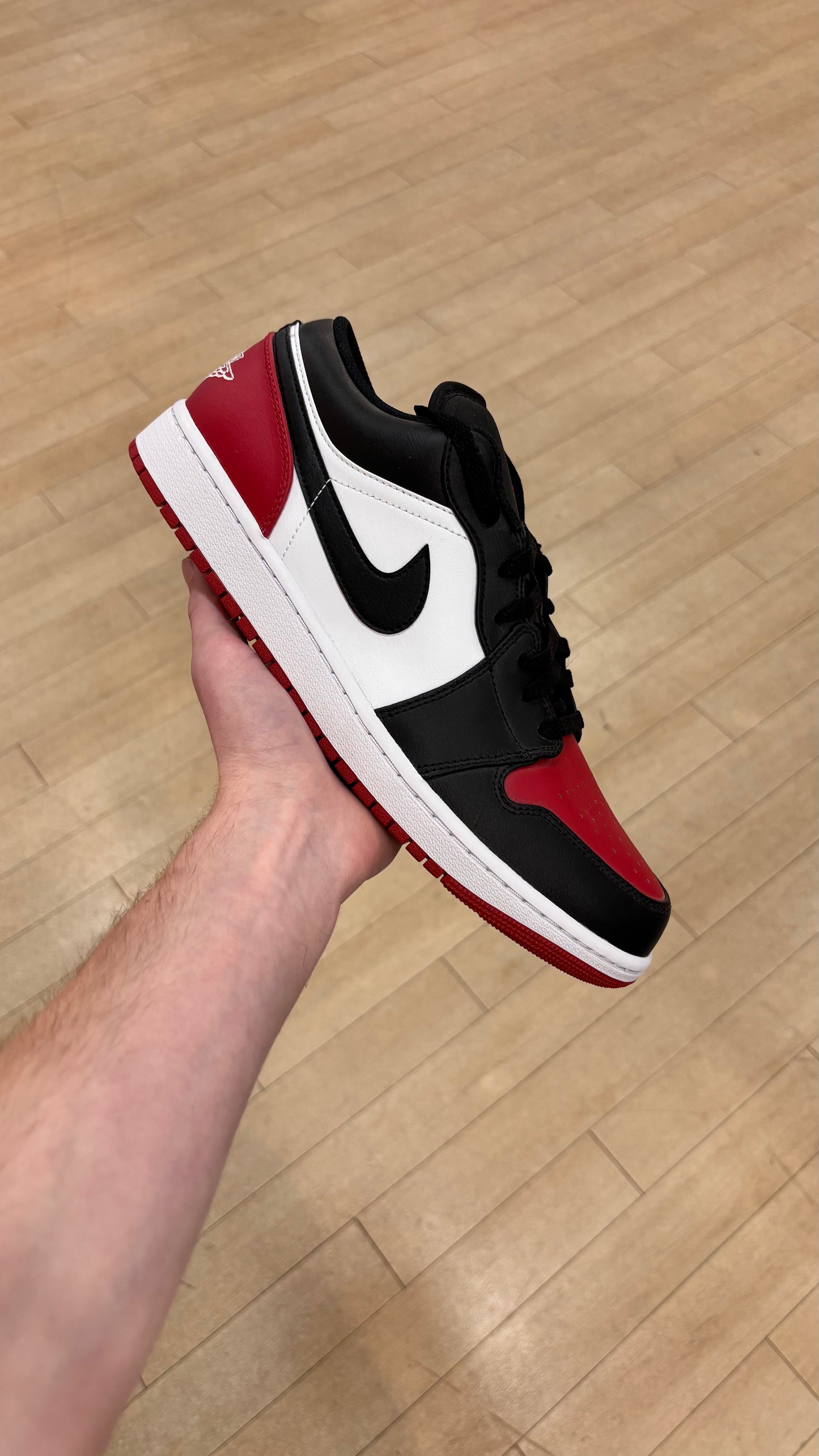 Jordan 1 Low Bred Toe 2.0 (Used)