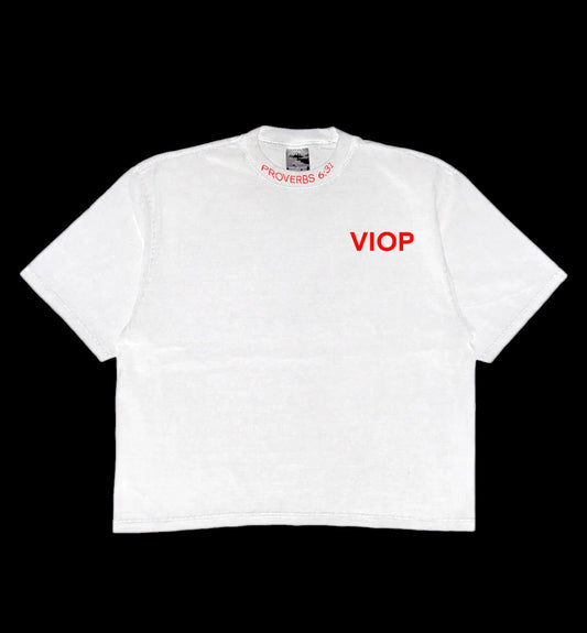 VIOP Victory Is Your Crown Red/White Tee