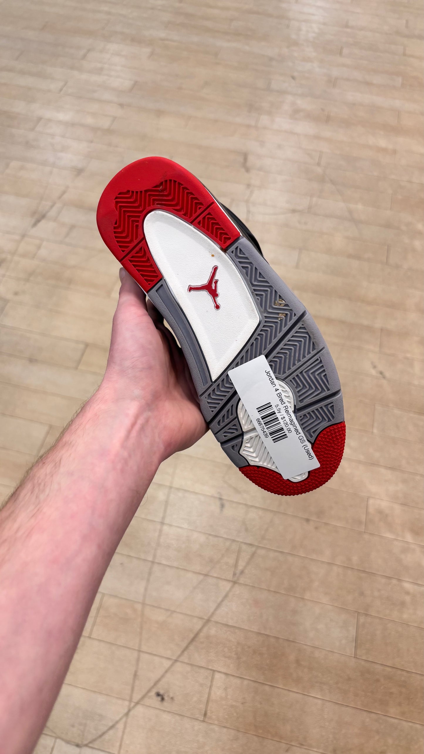 Jordan 4 Bred Reimagined GS (Used)