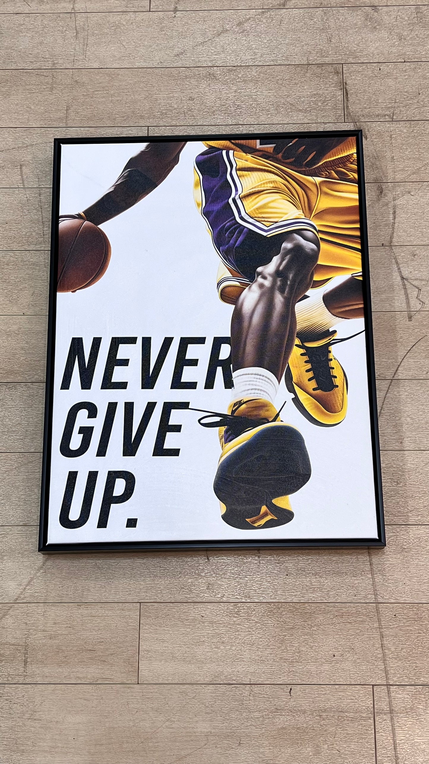 Never Give Up Canvas Painting