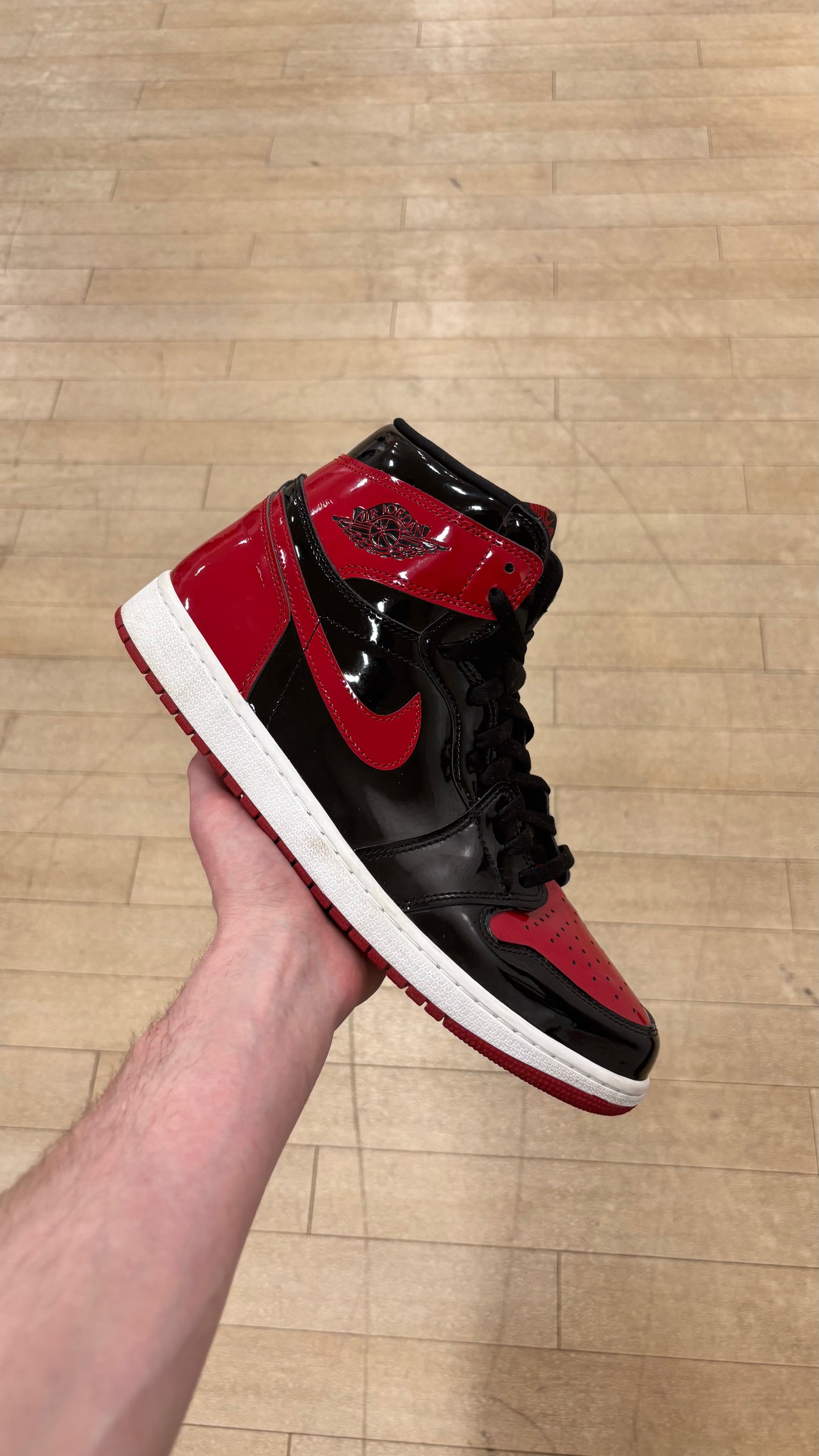 Jordan 1 High Patent Bred (Used)