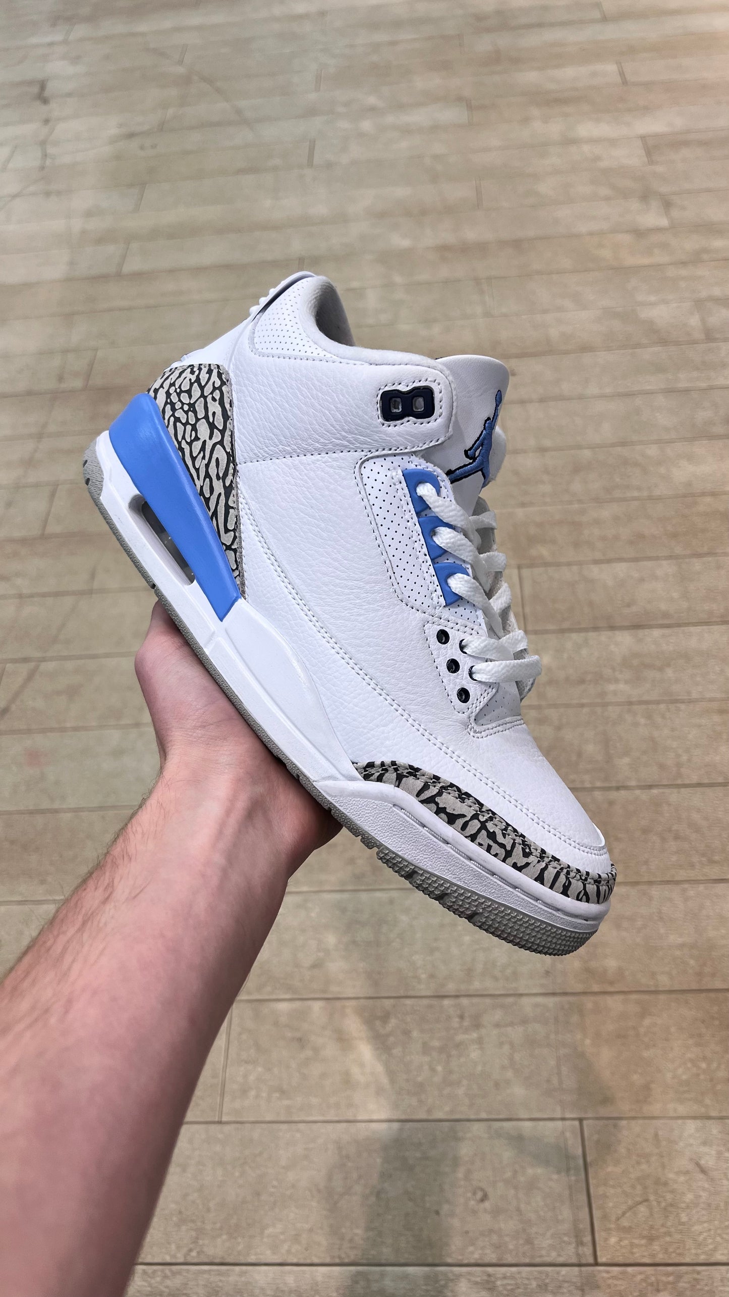 Jordan 3 UNC (Used)