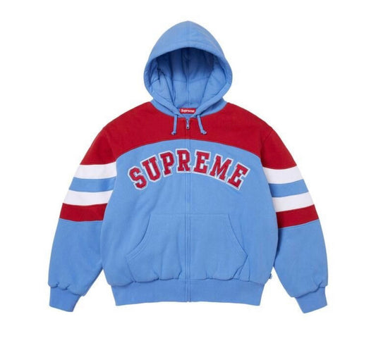 Supreme Filled Light Blue Zip Up