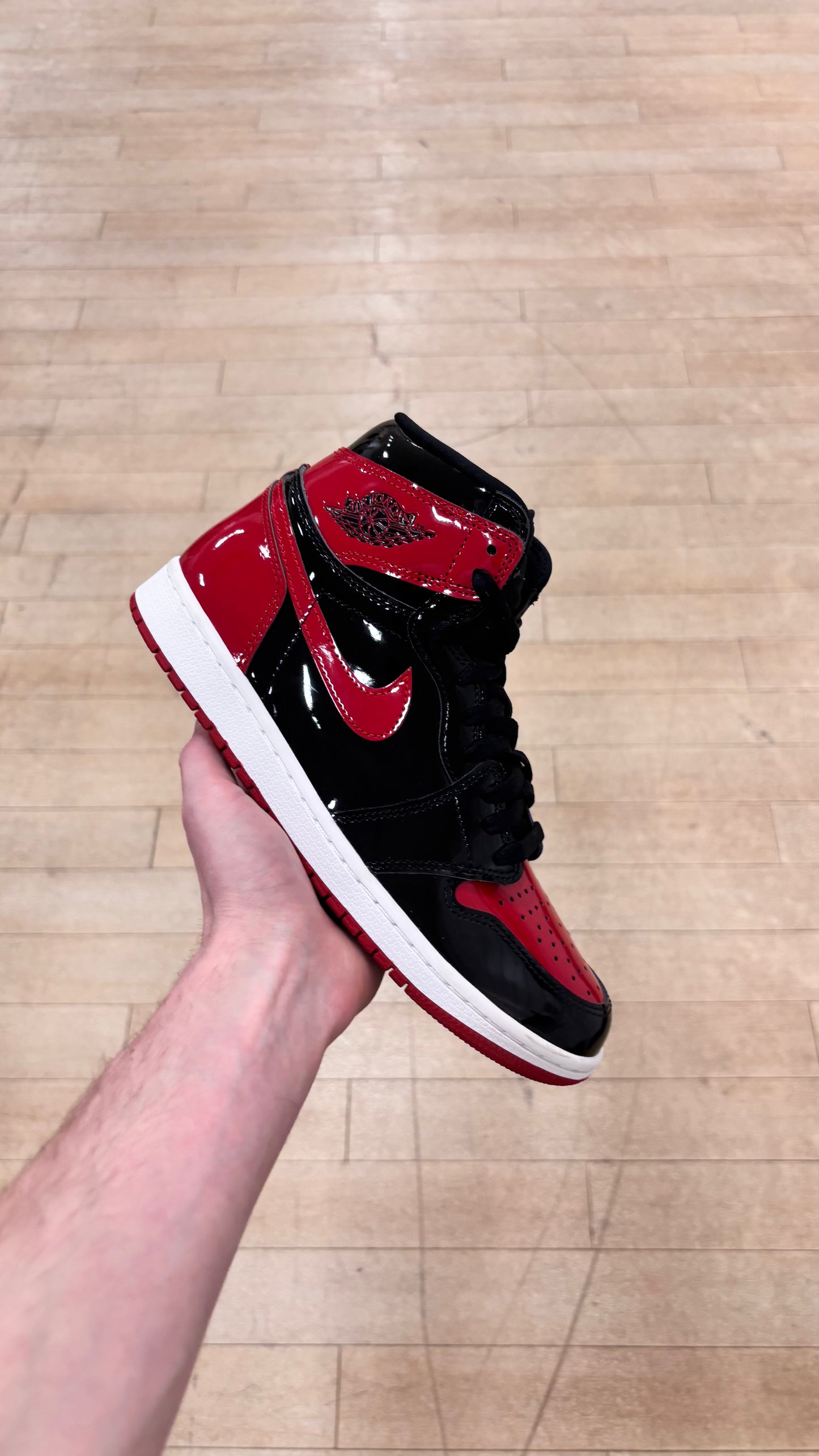 Jordan 1 High Patent Bred (Used)