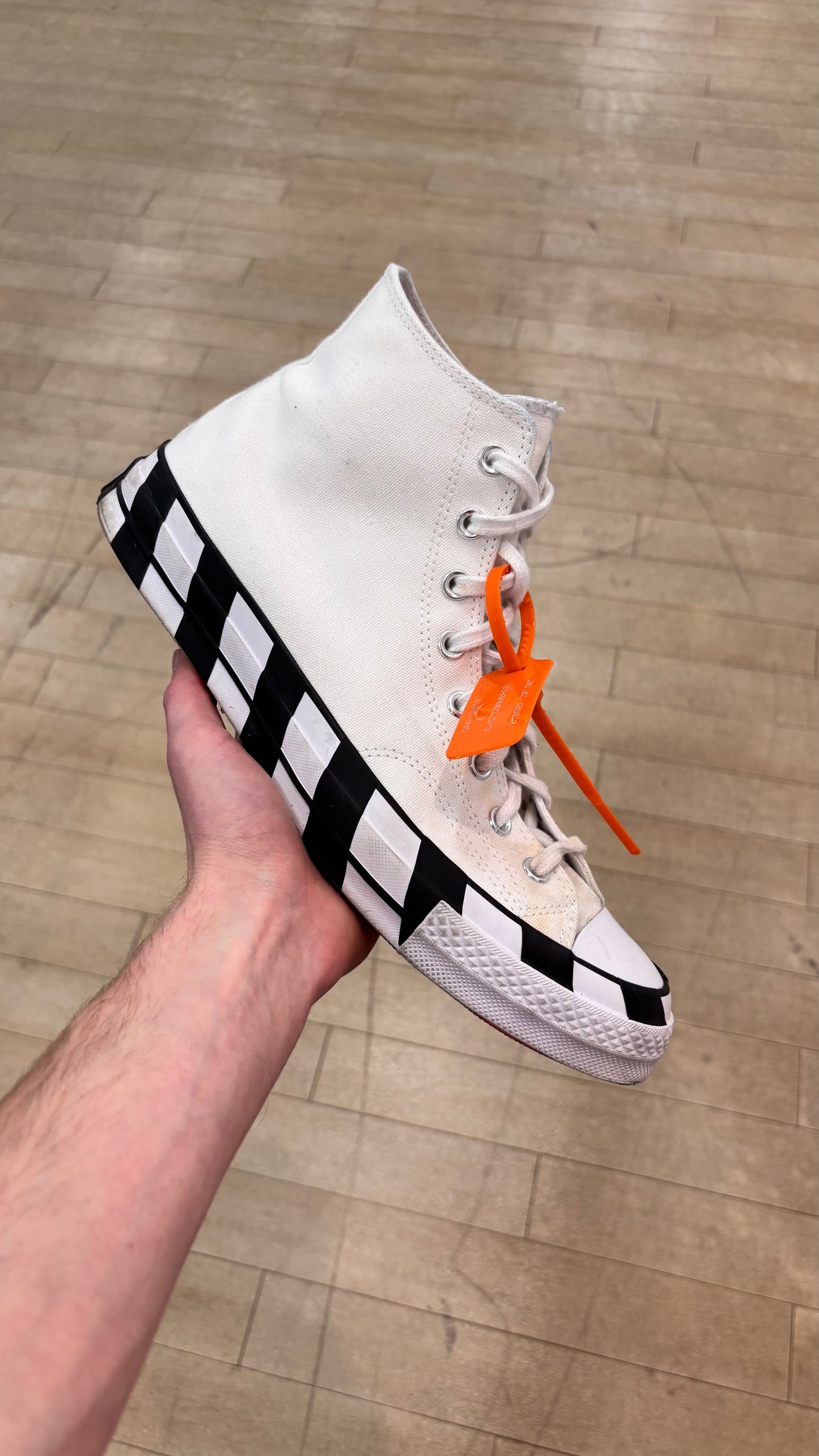 Off White Converse All Star 70 Hi (Used)