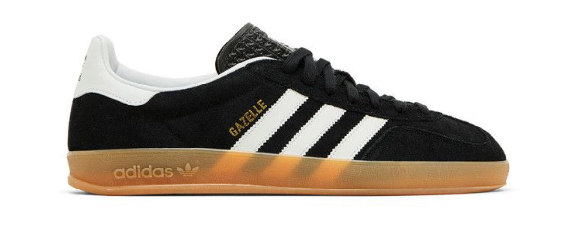 Adidas Gazelle Indoor Black White Gum