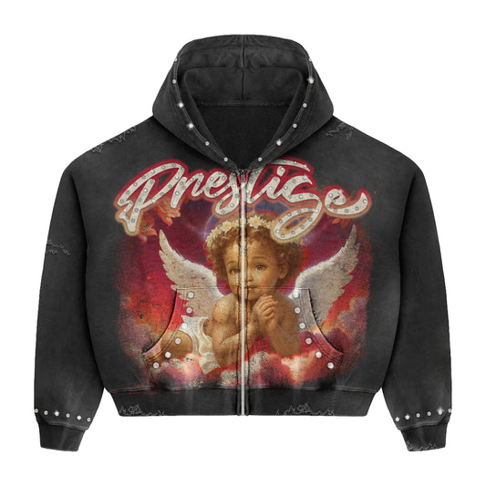 Prestige Red Black Angel Hoodie