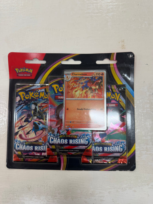 Pokemon Chaos Rising 3 Pack Blister