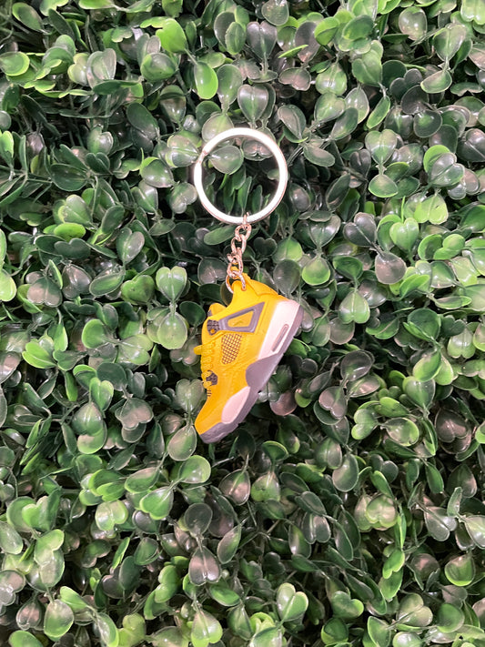 Jordan 4 Lightning Keychain