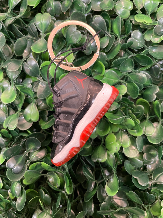 Jordan 11 Bred Keychain