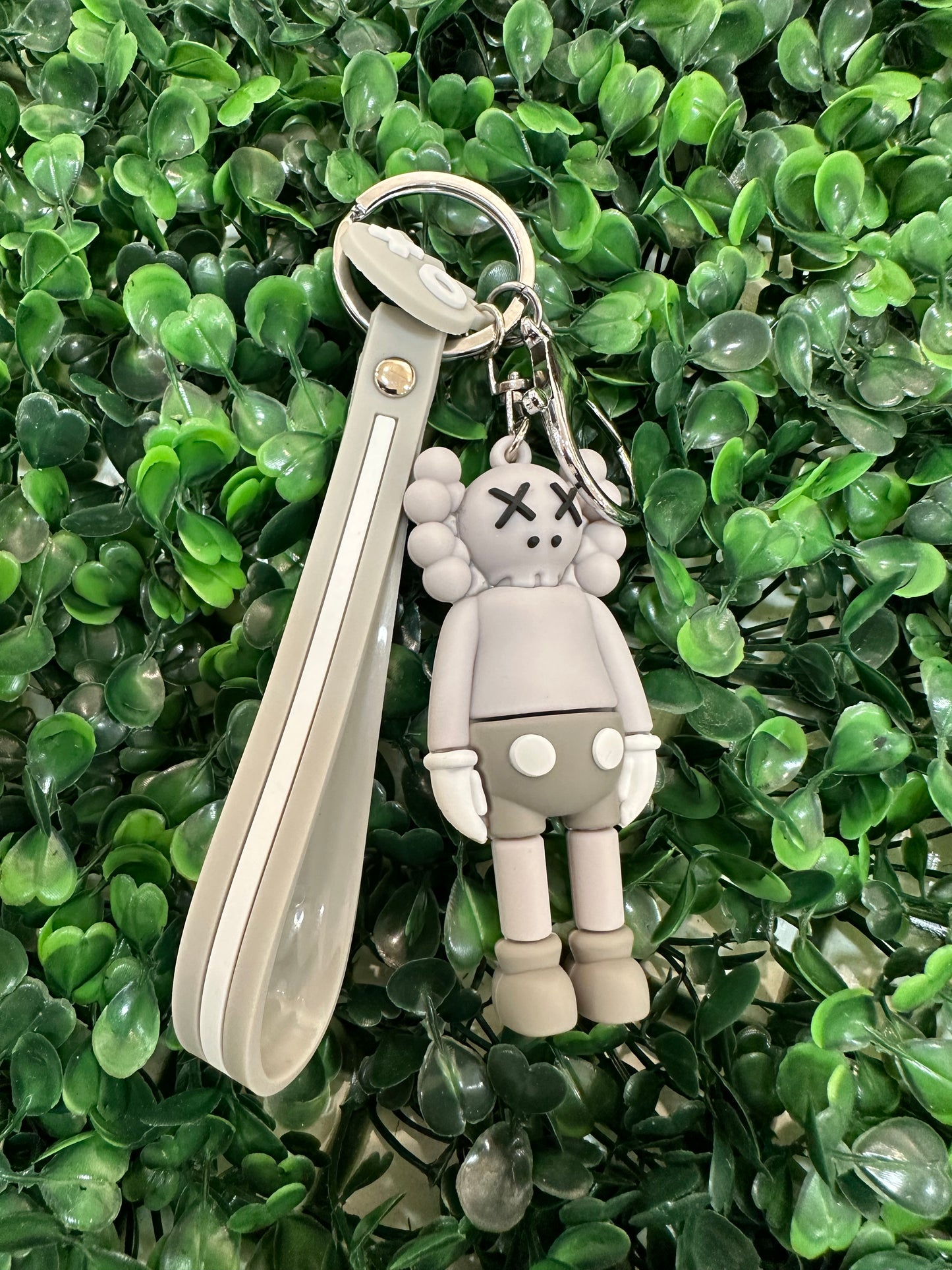 Kaws Small Grey Keychain With Band