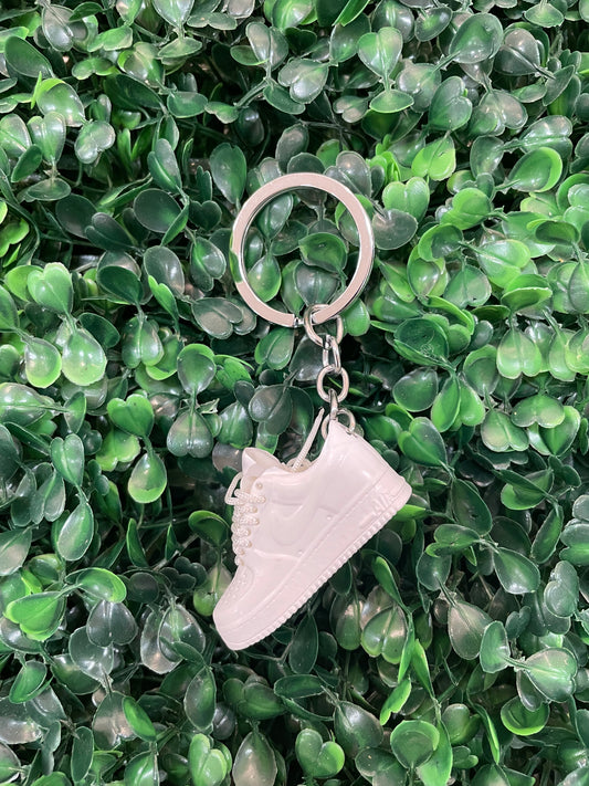 White Air Force Keychain